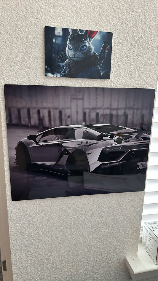 Gloss White ChromaLuxe Aluminum Photo Panel